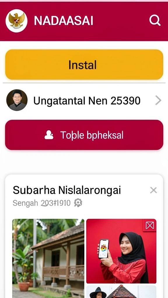 avatar808 - Tampilan awal yang menarik dan intuitif.