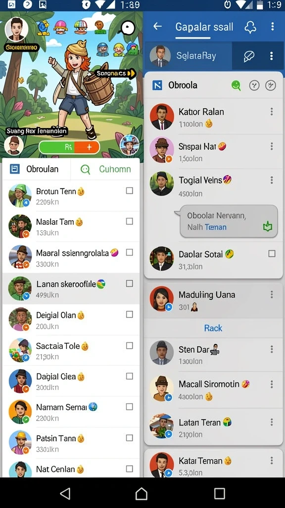 halo777 - Tampilan antarmuka yang menarik dan intuitif.